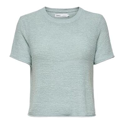 ONLY Damen Onlsunny S/S Pullover KNT Noos, Gray Mist, XS ONLY Damen Onlsunny S/S Pullover KNT Noos, Gray Mist, XS