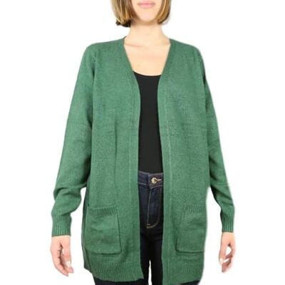 ONLY Damen Onllesly L/S Open Cardigan KNT Noos Strickjacke 15174274 ,Pineneedle/Detail:w. Melange ,S ONLY Damen Onllesly L/S Open Cardigan KNT Noos Strickjacke 15174274 ,Pineneedle/Detail:w. Melange ,S