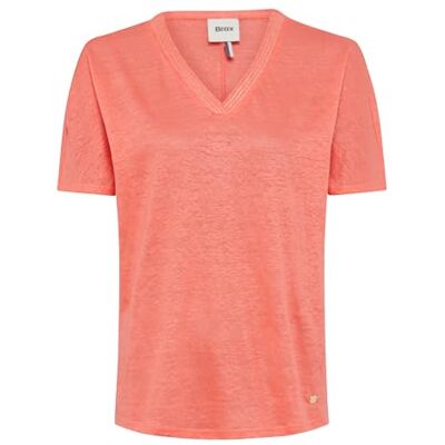 BRAX Style Caelen unifarbenes T-Shirt aus Leinen BRAX Style Caelen unifarbenes T-Shirt aus Leinen