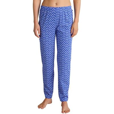 CALIDA Favourites Hose Damen, Baumwolle, pflegeleicht, hintere Hosentasche, elastischer Hosenbund Dazzling Blue 36-38 CALIDA Favourites Hose Damen, Baumwolle, pflegeleicht, hintere Hosentasche, elastischer Hosenbund Dazzling Blue 36-38