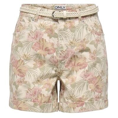 ONLY Onlvega-Silla Hw Mom Belt Shorts PNT ONLY Onlvega-Silla Hw Mom Belt Shorts PNT