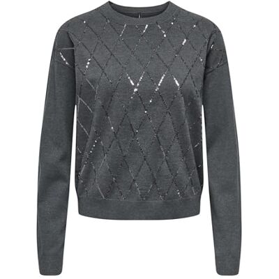 ONLY Onlhalifax Ls Sequins O-Neck KNT ONLY Onlhalifax Ls Sequins O-Neck KNT