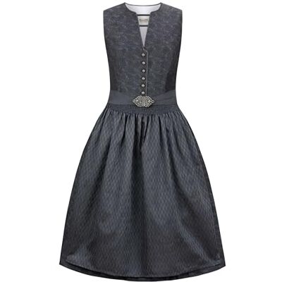 Heimatgwand Damen Dirndl Enna Kleid Für Besondere Anlässe, Grau, 34 EU Heimatgwand Damen Dirndl Enna Kleid Für Besondere Anlässe, Grau, 34 EU