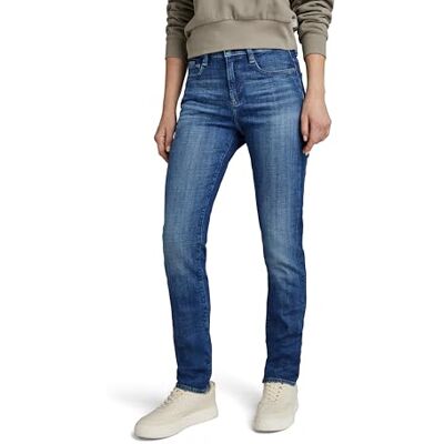 G-STAR Damen Ace 2.0 Slim Straight Jeans Jeans, Blau (Faded Radiance Blue D23638-d441-g356), 28W / 32L G-STAR Damen Ace 2.0 Slim Straight Jeans Jeans, Blau (Faded Radiance Blue D23638-d441-g356), 28W / 32L