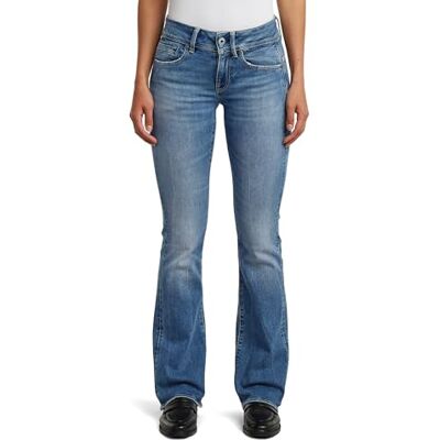 G-STAR Women's Midge Bootcut Jeans, Colour Blue, Size: Waist 29, Inseam 36 G-STAR Women's Midge Bootcut Jeans, Colour Blue, Size: Waist 29, Inseam 36