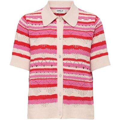 ONLY Onllula Polo S/S Cardigan KNT Noos ONLY Onllula Polo S/S Cardigan KNT Noos