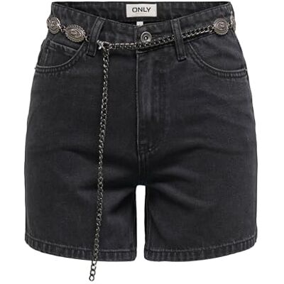 ONLY Onlvega Hw Western Belt DNM Shorts Bj ONLY Onlvega Hw Western Belt DNM Shorts Bj