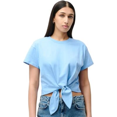 LeGer by Lena Gercke LeGer Tessy T-Shirt Kurzarm Tshirt Damen mit Knotendetail lockere Passform Oberteil aus Baumwolle Mode für Damen by Lena Gercke Gr. 34-84 LeGer by Lena Gercke LeGer Tessy T-Shirt Kurzarm Tshirt Damen mit Knotendetail lockere Passform Oberteil aus Baumwolle Mode für Damen by Lena Gercke Gr. 34-84