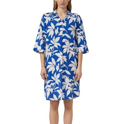 s.Oliver Gemustertes Kleid aus Viskosemix mit Eingrifftaschen s.Oliver Gemustertes Kleid aus Viskosemix mit Eingrifftaschen