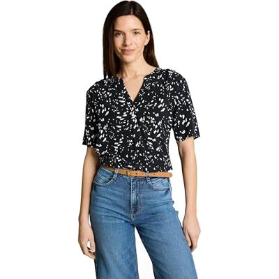 TOM TAILOR Damen 1049796 Bluse, 39743-Navy Dot, 42 TOM TAILOR Damen 1049796 Bluse, 39743-Navy Dot, 42