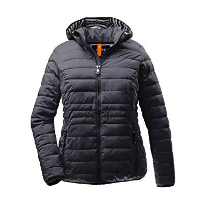 STOY Damen Steppjacke mit abzippbarer Kapuze große Größen Thiant WMN Quilted JCKT A, dunkelnavy, 46; 36962-000 STOY Damen Steppjacke mit abzippbarer Kapuze große Größen Thiant WMN Quilted JCKT A, dunkelnavy, 46; 36962-000