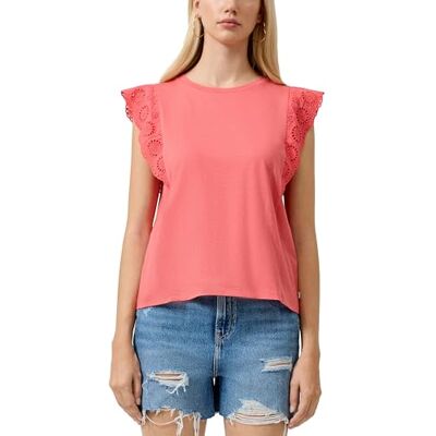 QS Top mit Broderie Anglaise QS Top mit Broderie Anglaise