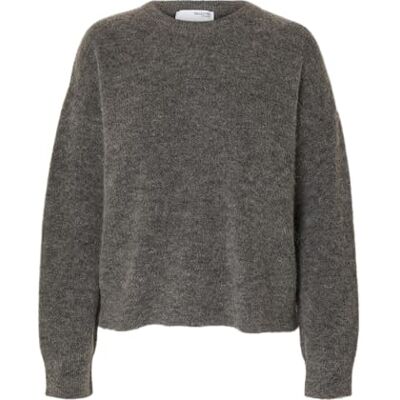 SELECTED FEMME Slfsia Ras Ls Knit New O-Neck Noos SELECTED FEMME Slfsia Ras Ls Knit New O-Neck Noos