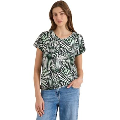 Cecil T-Shirt mit V-Neck und Spitzendetail Cecil T-Shirt mit V-Neck und Spitzendetail