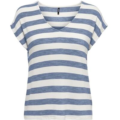 ONLY Carmakoma Carlira Life S/S V-Neck Top JRS Noos ONLY Carmakoma Carlira Life S/S V-Neck Top JRS Noos