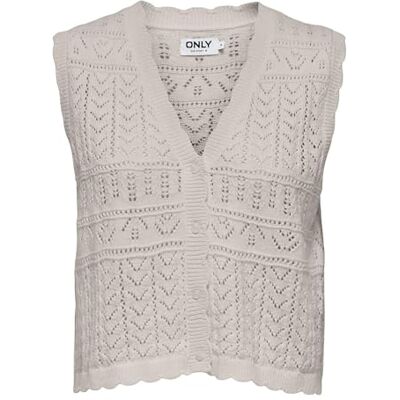 ONLY Onlirina V-Neck Button Vest KNT Noos ONLY Onlirina V-Neck Button Vest KNT Noos