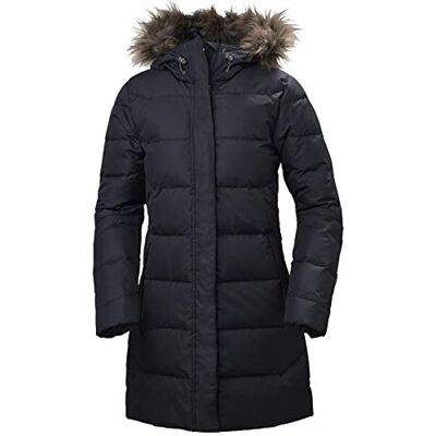 Hansen Damen W Aden Daunenparka, Marineblau, XS Hansen Damen W Aden Daunenparka, Marineblau, XS