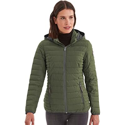 G.I.G.A. DX Damen Ventoso Wmn Quilted Jckt Casual Funktionsjacke In Daunenoptik Mit Abzippbarer Kapuze, laubgrün, 42 EU G.I.G.A. DX Damen Ventoso Wmn Quilted Jckt Casual Funktionsjacke In Daunenoptik Mit Abzippbarer Kapuze, laubgrün, 42 EU