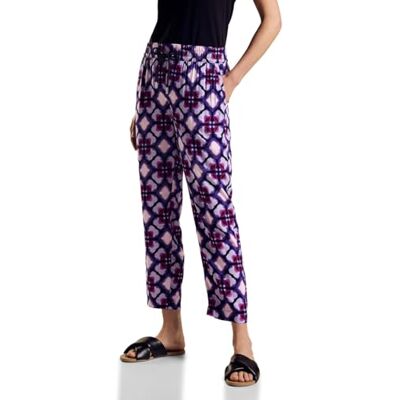 Street One Damen Viskose Hose mit Print Street One Damen Viskose Hose mit Print