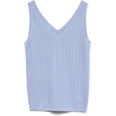 VERO MODA Vmnewlex Pointelle V-Neck Top Noos VERO MODA Vmnewlex Pointelle V-Neck Top Noos