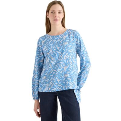 Cecil Bluse mit Knoten Fountain Blue XXL Cecil Bluse mit Knoten Fountain Blue XXL