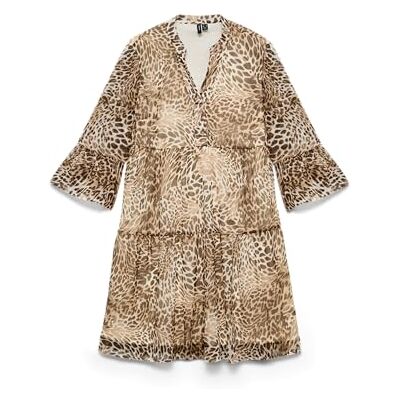 VERO MODA Vmsmilla 3/4 Short Dress WVN Ga VERO MODA Vmsmilla 3/4 Short Dress WVN Ga