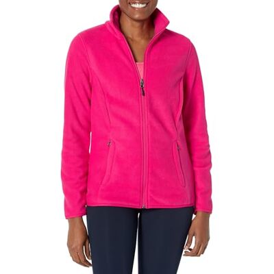 Amazon Essentials Damen-Fleecejacke, Klassische Passform, Durchgehender Reißverschluss, Polar, weiche Fleecejacke (in Übergröße erhältlich), Rosa, Größe S Amazon Essentials Damen-Fleecejacke, Klassische Passform, Durchgehender Reißverschluss, Polar, weiche Fleecejacke (in Übergröße erhältlich), Rosa, Größe S