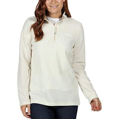 Regatta Damen Halfzip Fleecepullover Pullover Sweethart, Farbe:Creme, Artikel:-1QA polrb(parch), Größe:40 Regatta Damen Halfzip Fleecepullover Pullover Sweethart, Farbe:Creme, Artikel:-1QA polrb(parch), Größe:40