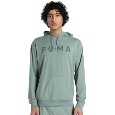 Puma Unisex M CLOUDSPUN Branded Hoodie Kapuzenpullis, Green Moon, L Puma Unisex M CLOUDSPUN Branded Hoodie Kapuzenpullis, Green Moon, L
