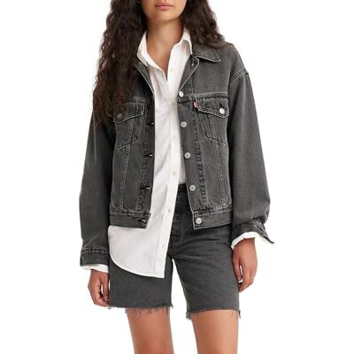 Levi's Damen Edie Packable Jacke Jacket, Be Kind Rewind, M Levi's Damen Edie Packable Jacke Jacket, Be Kind Rewind, M