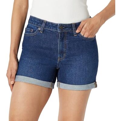 Amazon Essentials Damen Mittelhoher Bund Mittlere Dehnbarkeit Slim Fit 10,2cm Shorts, Dunkler Schatten, 42 Amazon Essentials Damen Mittelhoher Bund Mittlere Dehnbarkeit Slim Fit 10,2cm Shorts, Dunkler Schatten, 42