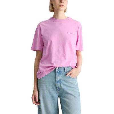 Marc O' Polo Marc OߴPolo Denim Damen T-Shirt mit Rundhalsausschnitt Relaxed Fit, Rosa (Pale Bubblegum), XS Marc O' Polo Marc OߴPolo Denim Damen T-Shirt mit Rundhalsausschnitt Relaxed Fit, Rosa (Pale Bubblegum), XS