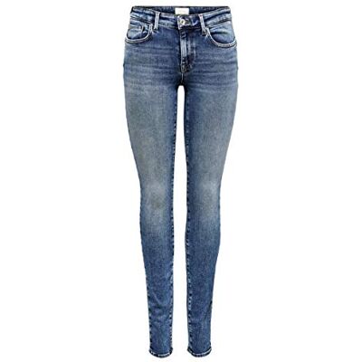 ONLY Damen Jeans 15096177 Medium Blue Denim S-34 ONLY Damen Jeans 15096177 Medium Blue Denim S-34