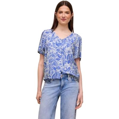 Street One Studio Bluse mit V-Neck und floralem Muster Street One Studio Bluse mit V-Neck und floralem Muster