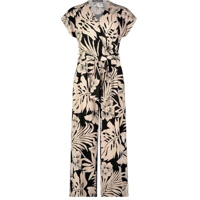 Betty Barclay Damen Jumpsuit mit Eingrifftaschen 42, Schwarz/Beige Betty Barclay Damen Jumpsuit mit Eingrifftaschen 42, Schwarz/Beige