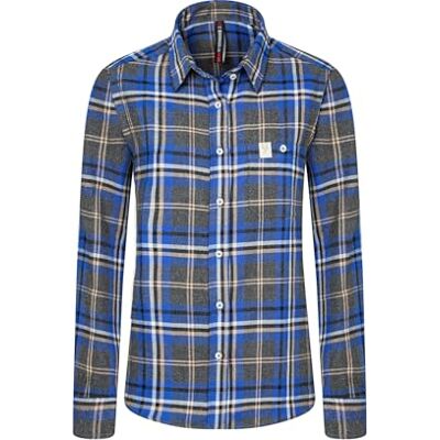 Rock Experience REWS00201-Q044 RE.CANAZEI FIT Woman Shirt T-Shirt Damen Check SURF The Web + Grey Melange L Rock Experience REWS00201-Q044 RE.CANAZEI FIT Woman Shirt T-Shirt Damen Check SURF The Web + Grey Melange L