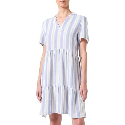 ONLY Kleid Damen, English Manor/Stripes:Cloud Dancer & Grey Violet, M ONLY Kleid Damen, English Manor/Stripes:Cloud Dancer & Grey Violet, M