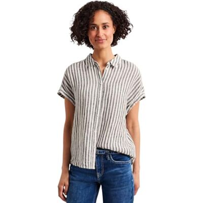 Street One Dropped Shoulder Bluse aus Leinen Street One Dropped Shoulder Bluse aus Leinen
