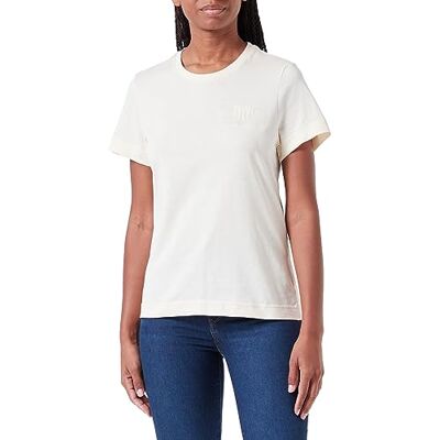 GANT Damen Reg Tonal Shield Ss T-Shirt Tonal Logo T-Shirt, Linen, XL GANT Damen Reg Tonal Shield Ss T-Shirt Tonal Logo T-Shirt, Linen, XL