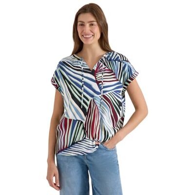 Cecil Gemusterte Bluse Palm Breeze Green S Cecil Gemusterte Bluse Palm Breeze Green S