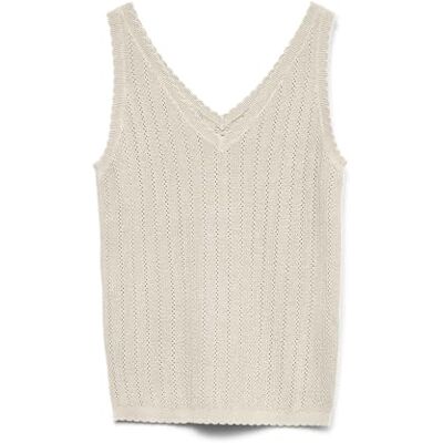 VERO MODA Vmnewlex Pointelle V-Neck Top Noos VERO MODA Vmnewlex Pointelle V-Neck Top Noos