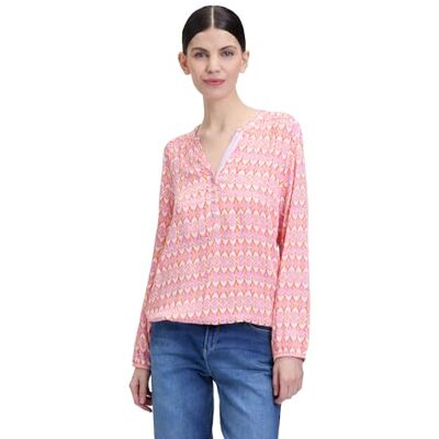 Cartoon Damen Casual-Bluse mit Muster 42, Orange/Rosé Cartoon Damen Casual-Bluse mit Muster 42, Orange/Rosé