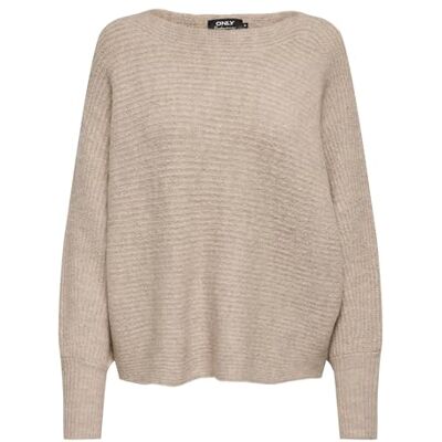 ONLY Damen ONLDANIELLA L/S KNT NOOS Pullover, Nomad,M ONLY Damen ONLDANIELLA L/S KNT NOOS Pullover, Nomad,M