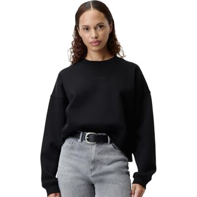 LeGer by Lena Gercke LeGer Antonietta Sweater Cropped Pullover Damen lockere Passform Sweatshirt aus Baumwolle Mode für Damen by Lena Gercke Gr. 34-72 LeGer by Lena Gercke LeGer Antonietta Sweater Cropped Pullover Damen lockere Passform Sweatshirt aus Baumwolle Mode für Damen by Lena Gercke Gr. 34-72