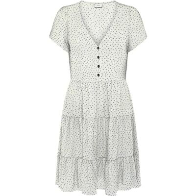 JDY Damen Viskose Kleid Sezen Life Kurzarm-Sommerkleid mit Herzen Knielang 15351568 Cloud Dancer/Blue Indigo Hearts S JDY Damen Viskose Kleid Sezen Life Kurzarm-Sommerkleid mit Herzen Knielang 15351568 Cloud Dancer/Blue Indigo Hearts S