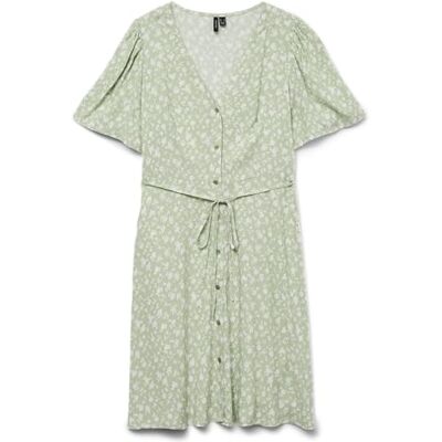 VERO MODA Vmalba Ss Short Dress WVN Ga Noos VERO MODA Vmalba Ss Short Dress WVN Ga Noos
