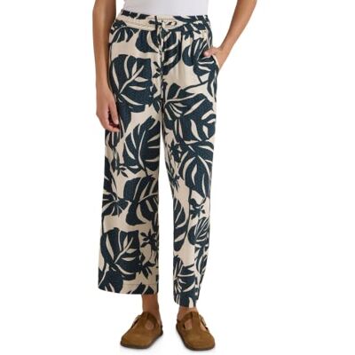 Cecil High Waist Wide Leg Hose im Loose Fit Palm Breeze Green L Cecil High Waist Wide Leg Hose im Loose Fit Palm Breeze Green L