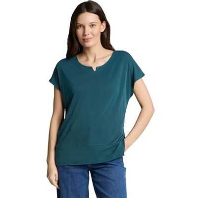 TOM TAILOR Basic T-Shirt mit weitem Rundhalsausschnitt TOM TAILOR Basic T-Shirt mit weitem Rundhalsausschnitt