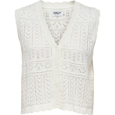 ONLY Onlirina V-Neck Button Vest KNT Noos ONLY Onlirina V-Neck Button Vest KNT Noos