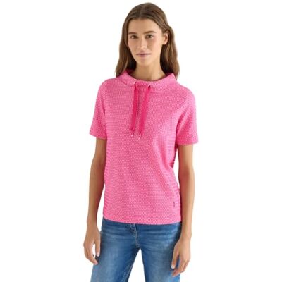 Cecil Shirt mit Funnel Neck im Two-Tone-Look Cecil Shirt mit Funnel Neck im Two-Tone-Look